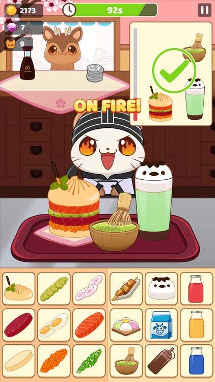 Chế biến các món ăn ngon tuyệt cú mèo trong game nấu ăn Kawaii Kitchen