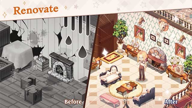 Kawaii Mansion là game thiết kế nội thất kết hợp tìm đồ vật ẩn rất dễ thương