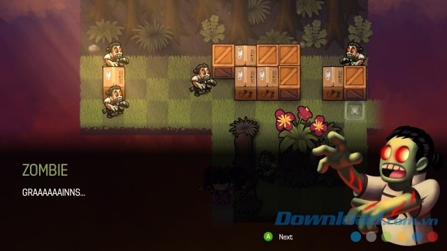 Chiến đấu với bầy lũ xác sống trong game phiêu lưu hành động giải đố Keen cho máy tính và Mac