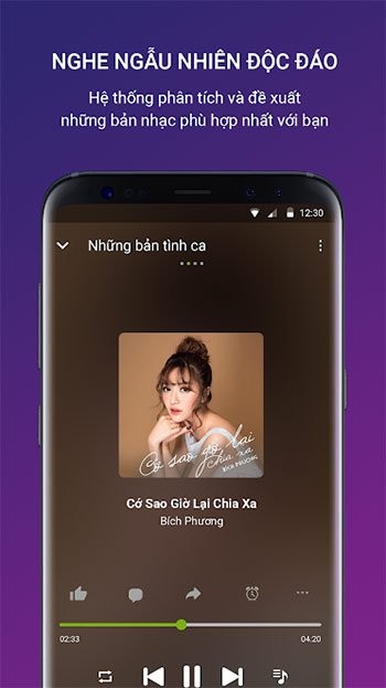 Nghe nhạc ngẫu nhiên trên Keeng