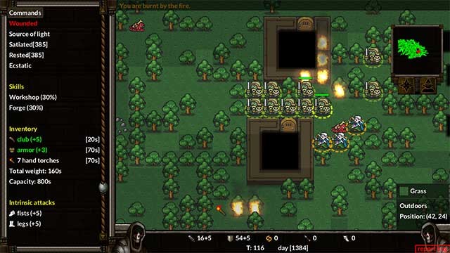 KeeperRL cho phép bạn tải xuống các ngục tối do game thủ khác thiết kế