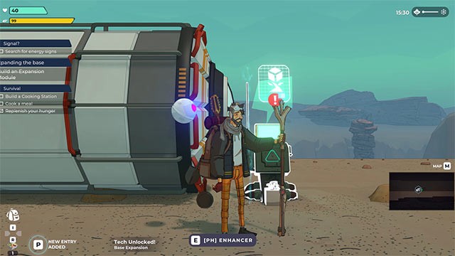 Kentum là trò chơi sinh tồn không gian kết hợp chế tạo, khám phá và xây dựng