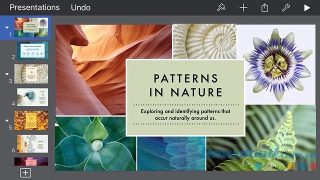 Tạo slide đẹp mắt