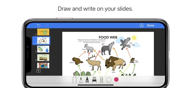 Tính năng mới trong Keynote cho iOS