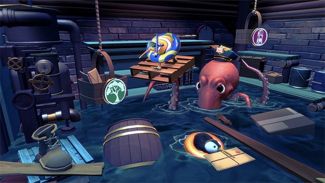 Điều khiển 2 chú chim kiwi chăm chỉ và mẫn cán trong game KeyWe