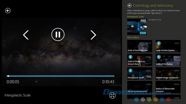 Nghe video thuộc nhiều lĩnh vực