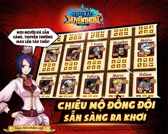 Game thẻ tướng Kho Báu Huyền Thoại Mobile