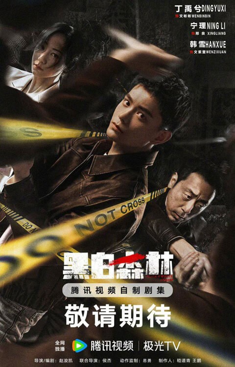 Poster phim Khu rừng đen trắng