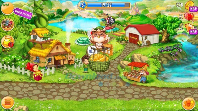Tải game Download game khu vườn trên mây cho iOS để thỏa sức trồng những loài hoa yêu thích.