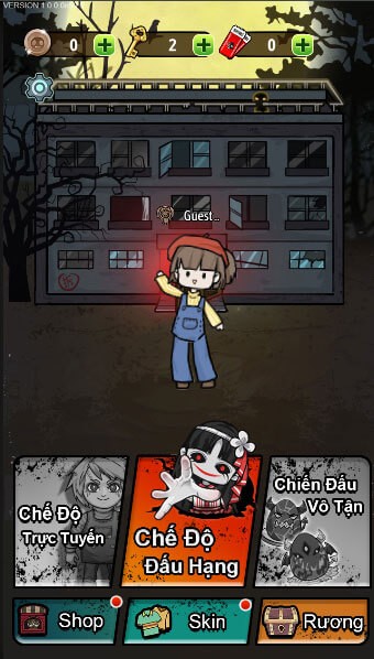 Giao diện chính của game