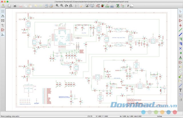 Giao diện phần mềm trên Mac