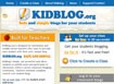 Kidblog - Blogging platform for schools and educators