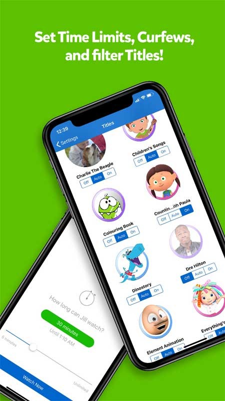 Đặt giới hạn thời gian, giờ đi ngủ và lọc theo tiêu đề