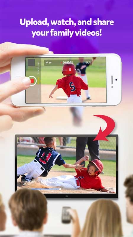 Kidoodle.TV cho phép người dùng upload, xem và chia sẻ các video gia đình