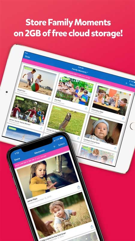 Lưu trữ những khoảnh khắc đáng nhớ của gia đình trong dịch vụ lưu trữ đám mây với 2 GB miễn phí