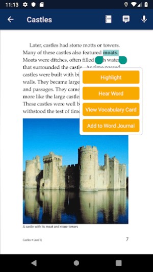 Hỗ trợ học từ mới