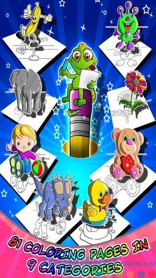 11 chủ đề tô màu