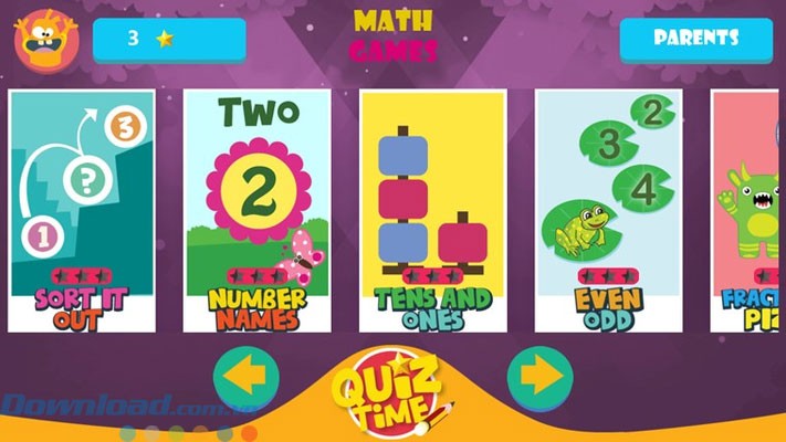 Ứng dụng học toán Kids Games Learning Math Basic