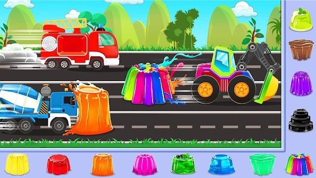 Hình ảnh game đầy màu sắc, bắt mắt
