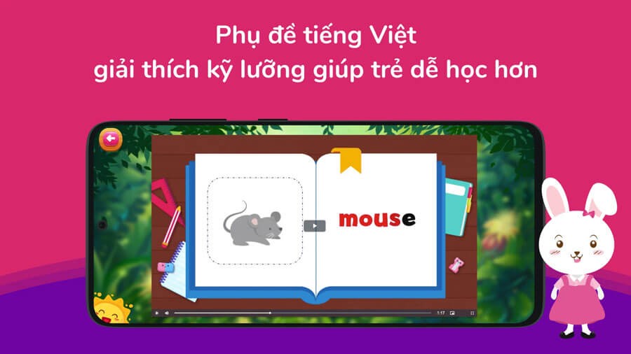 Phụ đề Tiếng Việt giải thích kỹ lưỡng, dễ học hơn