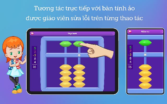 Tương tác trực tiếp với bàn tình ảo