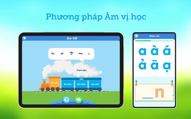 KidsUP Tiếng Việt tích hợp phương pháp Âm vị học