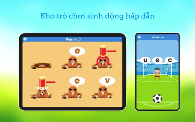 Sở hữu kho trò chơi sinh động hấp dẫn