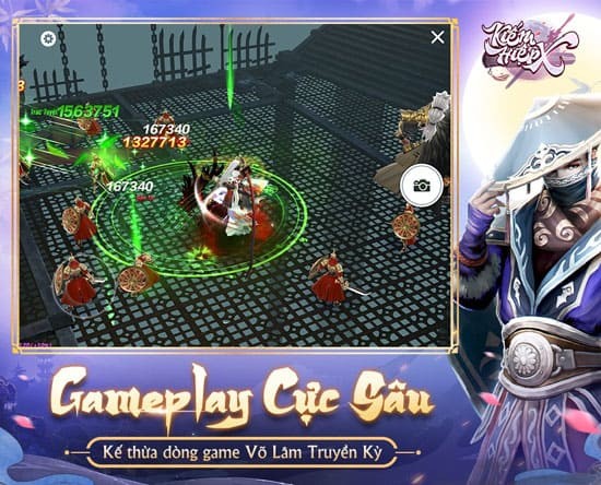 Gameplay cực sâu - Kế thừa dòng game võ lâm truyền kỳ