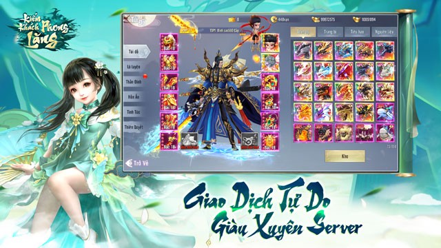 Giao dịch tự do, giàu xuyên server