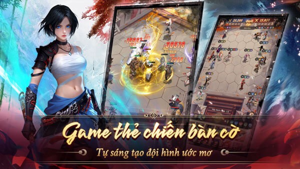 Game thẻ chiến bàn cờ - Tự sáng tạo đội hình ước mơ