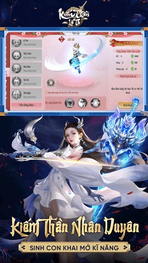 Kiếm đạo Tiên Lữ Sinh Con Tăng Lực Chiến