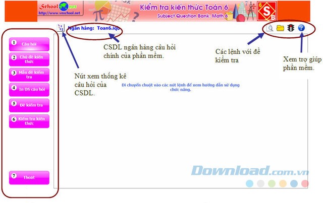 Kiểm tra kiến thức Toán 6