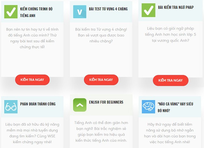 Các bài test khác