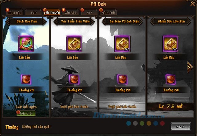 Hệ thống phó bản