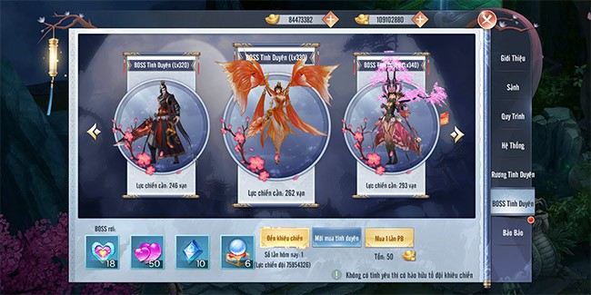 Boss Tình Duyên trong Kiếm Vũ 3D