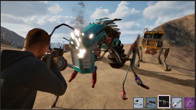 Kill All Litterbugs là trò chơi bắn súng hành động kết hợp đua xe thế giới mở hấp dẫn