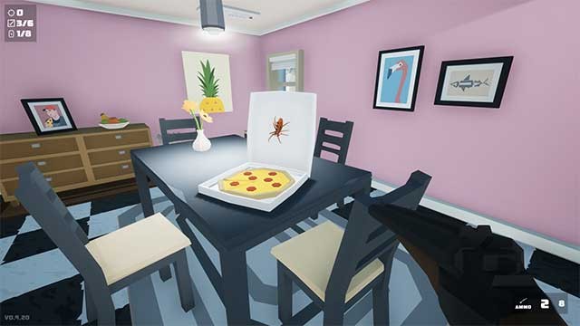 Game có 8 loài nhện khác nhau để tiêu diệt