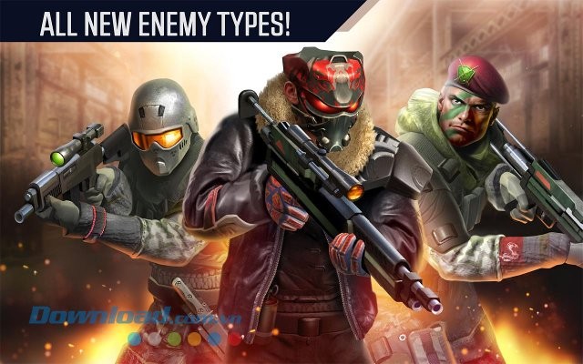 Tiêu diệt tất cả các kẻ thù và trở thành người hùng trong game Kill Shot Bravo