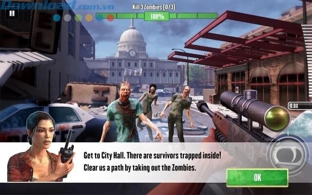 Game bắn súng tiêu diệt zombie