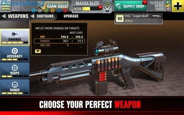 Chọn vũ khí tốt nhất