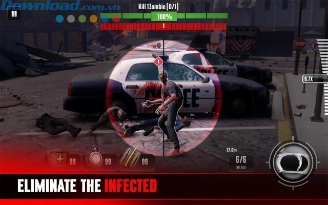 nhắm thẳng mục tiêu và nổ súng