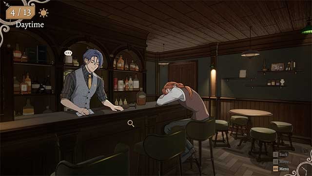 Khám phá các địa điểm khác nhau trong thị trấn và thu thập manh mối vụ án