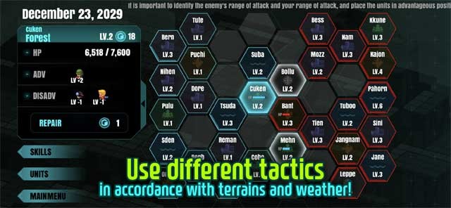 Sử dụng nhiều chiến thuật khác nhau phù hợp với địa hình và thời tiết trong Kill The Dictator