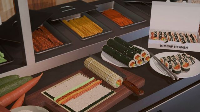 Quản lý nhà hàng cơm cuộn Hàn Quốc trong game mô phỏng Kimbap Heaven Simulator