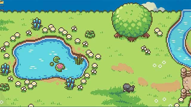 Kimera game có đồ họa pixel sống động, dễ thương và đầy màu sắc