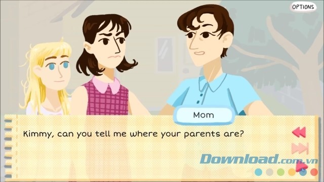 Theo dõi cuộc đối thoại thú vị trong game tiểu thuyết tương tác mới Kimmy cho máy tính & Mac