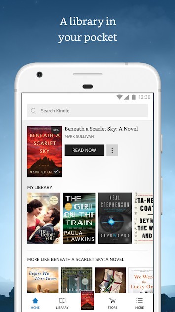 Tính năng của ứng dụng Amazon Kindle trên Android