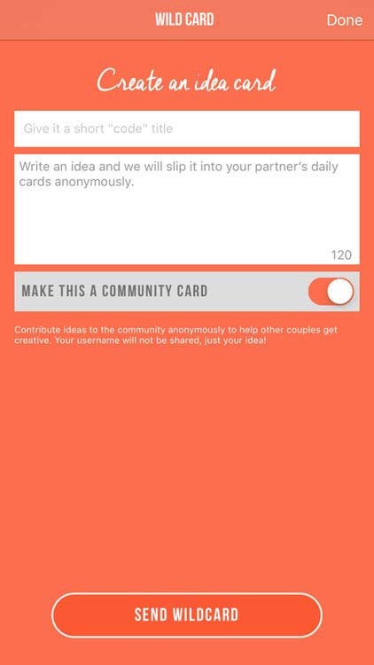 Ẩn danh gửi ý tưởng cho đối tác của mình