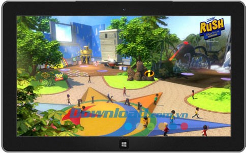 Kinect Rush: A Disney-Pixar Adventure theme