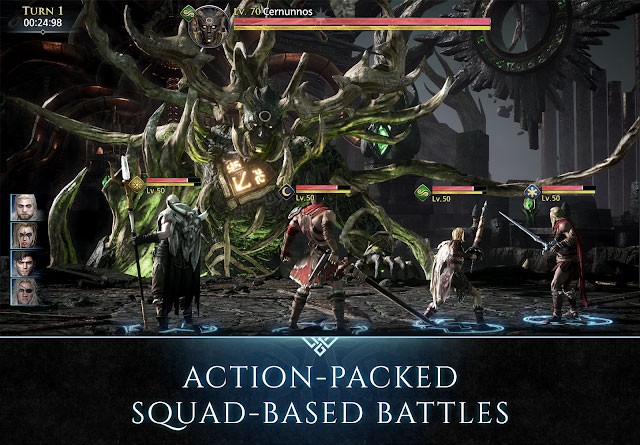 Tham gia các trận chiến tổ đội đầy hành động trong game King Arthur: Legends Rise